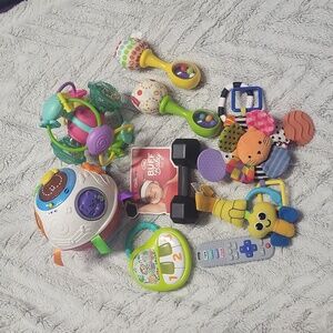Large baby kids toy lot vtech infantino Fisher-Price NWT toys